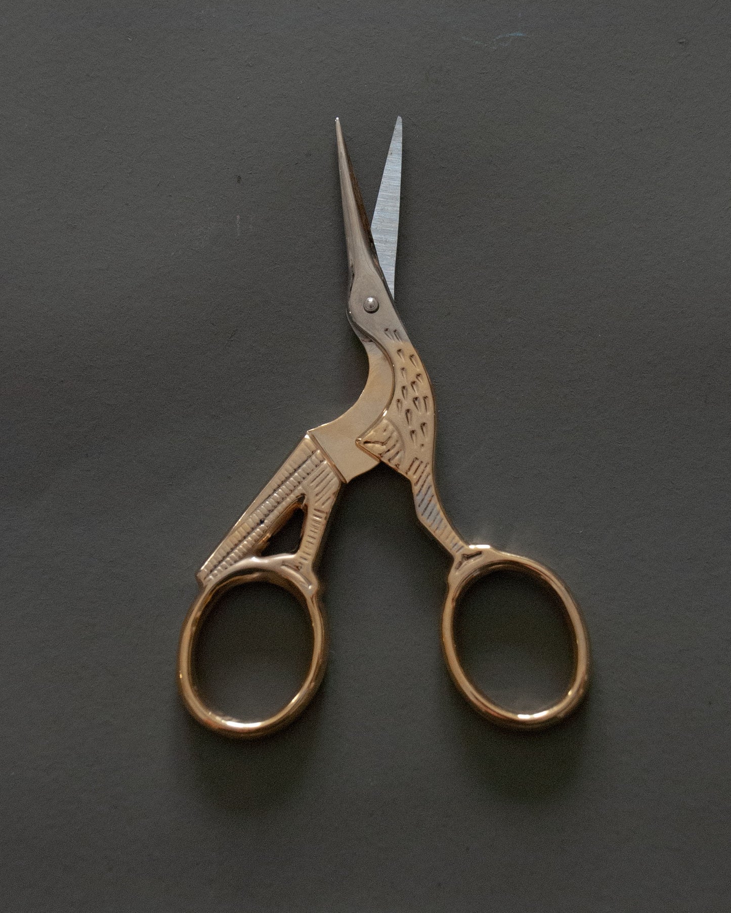 Gold Plated Stork Scissors