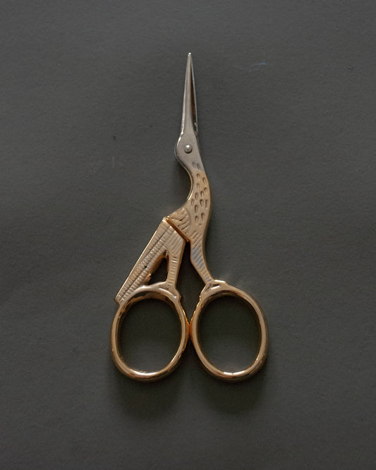 Gold Plated Stork Scissors